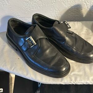 Leather dress shoes